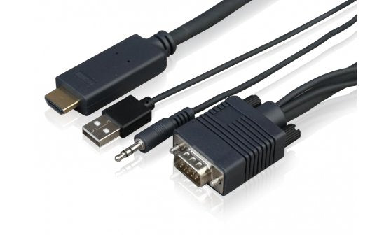 EAN 5013493310766 - Sony CAB-VGAHDMI1 adaptador de cable de vídeo 1 m VGA/3.5 mm HDMI Negro imagen 1