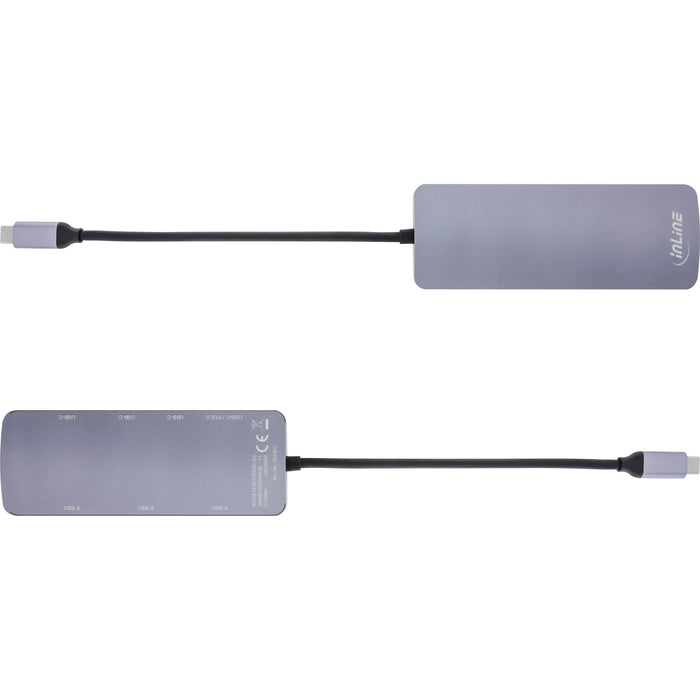 EAN 4043718312191 - InLine 35392C hub de interfaz USB Tipo C 10000 Mbit/s Gris imagen 4