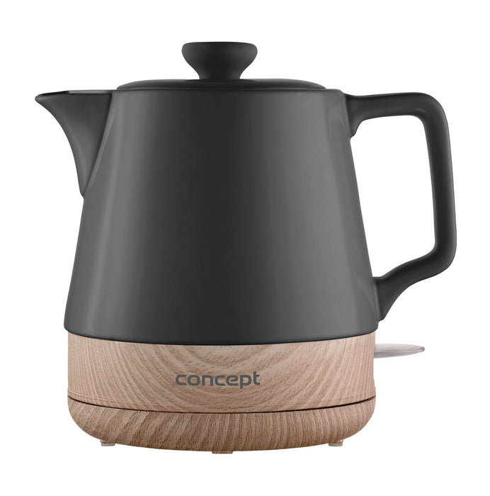 EAN 8595631006986 - Concept RK0062 tetera eléctrica 1 L 1200 W Antracita, Madera imagen 3