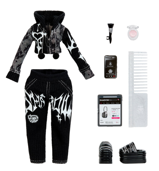EAN 35051597865 - Rainbow High Shadow High Fashion Doll Girls' Night - Heather (black/white hair) imagen 6