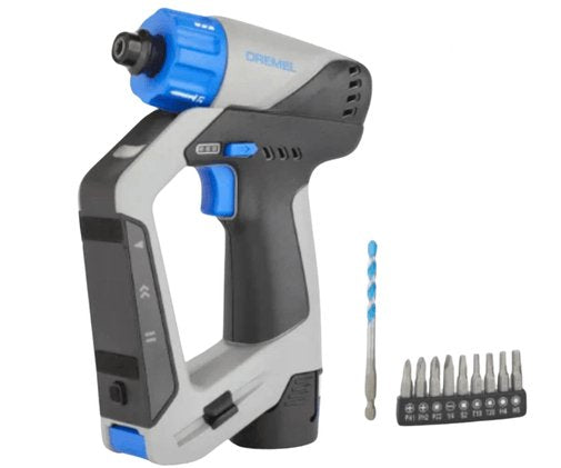 EAN 4053423304176 - Dremel F013DD12JA taladro 800 RPM Sin llave 850 g Azul, Gris imagen 1