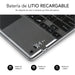 EAN 8436586740610 - SUBBLIM TECLADO SMART BACKLIT TOUCHPAD BLUETOOTH GREY QWERTY Español Negro, Gris imagen 7
