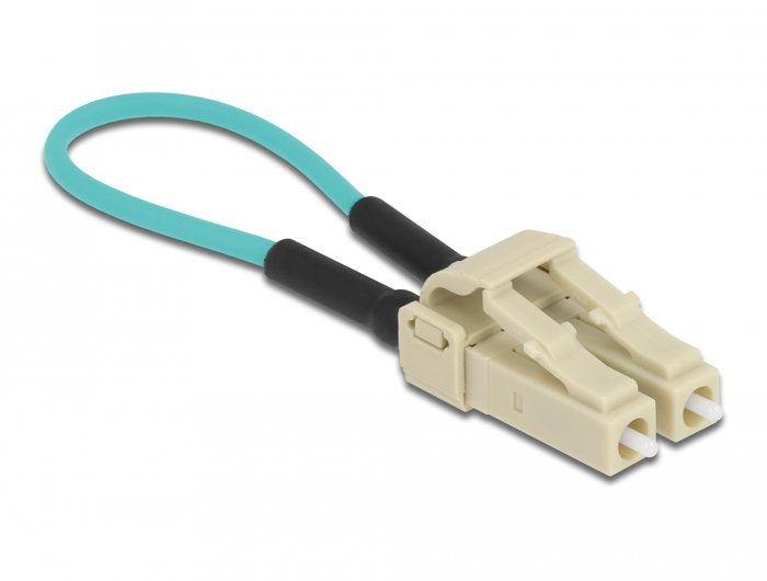EAN 4043619869312 - DeLOCK 86931 Cable de fibra óptica e InfiniBand 0,06 m Color aguamarina, Beige imagen 1