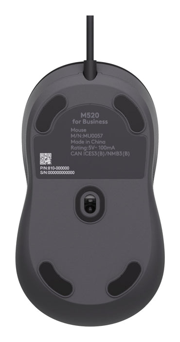 EAN 5099206129658 - Logitech Signature Wired M520 for Business ratón Oficina Ambidextro USB Tipo C Óptico 4000 DPI imagen 2