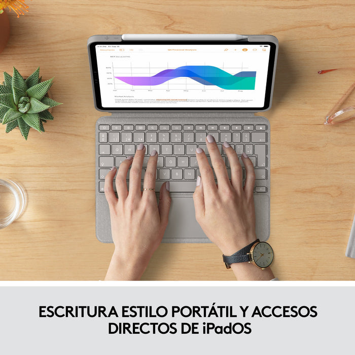 EAN 5099206095458 - Logitech 920-010169 teclado para móvil QWERTY Español Smart Connector Arena imagen 22
