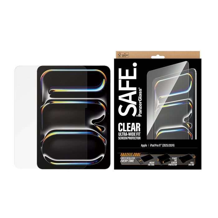 EAN 5715685032073 - PanzerGlass SAFE. by ® Screen Protector iPad Pro 11" (2024-2025) | Ultra-Wide Fit w. Fastfit tool Protect imagen 2