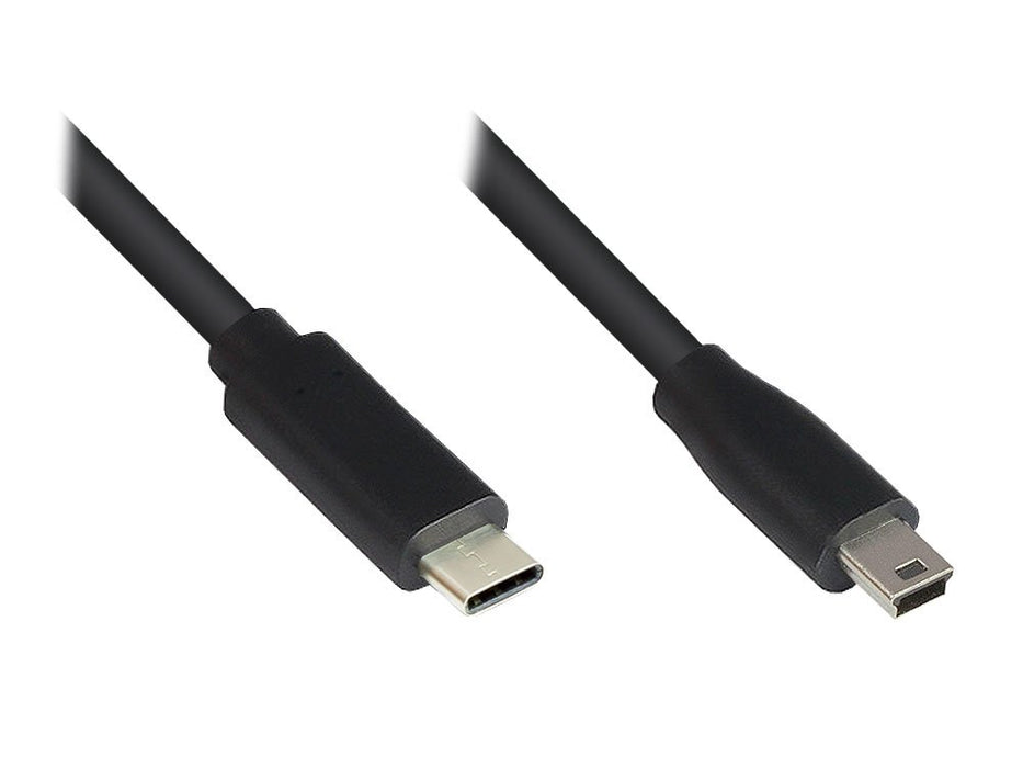 EAN 4014619557141 - Alcasa 3310-CM001 cable USB USB 2.0 0,15 m USB C Mini-USB B Negro imagen 1
