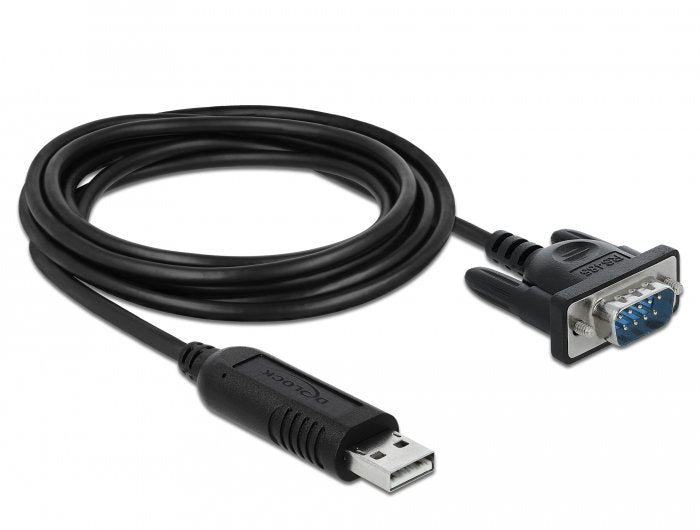 EAN 4043619662838 - DeLOCK 66283 cable de serie Negro 1,8 m RS-485 USB tipo A imagen 1