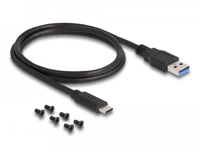 EAN 4043619632053 - DeLOCK 63205 base de conexión para disco duro USB 3.2 Gen 1 (3.1 Gen 1) Type-C Negro, Transparente imagen 5