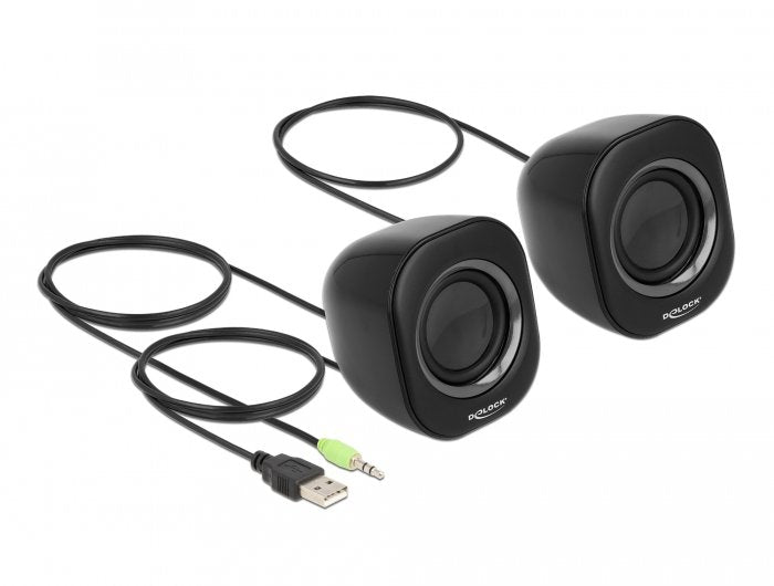 EAN 4043619270026 - DeLOCK 27002 altavoz Negro, Gris Alámbrico 2 W imagen 2