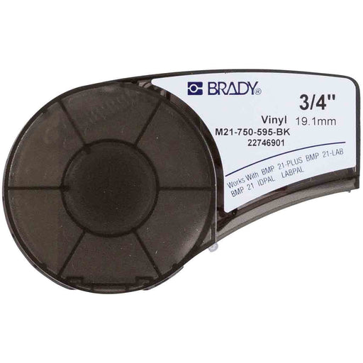 EAN 754473930547 - Brady M21-750-595-BK etiqueta de impresora Negro Etiqueta para impresora autoadhesiva imagen 1
