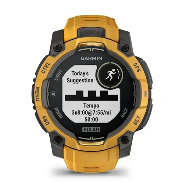 EAN 753759357085 - Garmin Instinct 3 3,05 cm (1.2") 45 mm Digital 176 x 176 Pixeles Pantalla táctil Amarillo, Gris Wifi GPS ( imagen 15