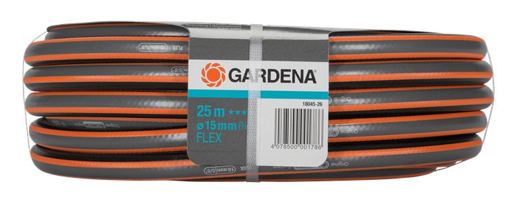 EAN 4078500001786 - Gardena 18045-26 manguera de jardín 25 m Negro, Naranja imagen 3