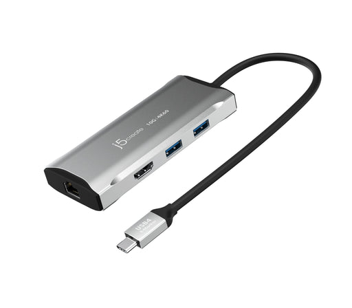 EAN 4712795086331 - j5create JCD392 Alámbrico USB 3.2 Gen 1 (3.1 Gen 1) Type-C Gris imagen 1