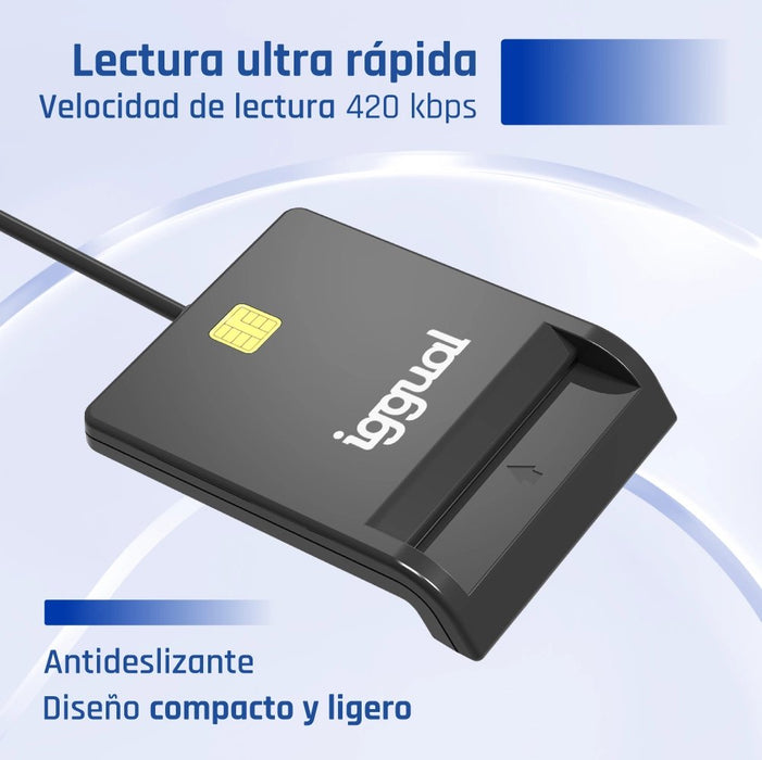 EAN 8435364316740 - iggual IGG316740 lector de tarjeta magnética imagen 5