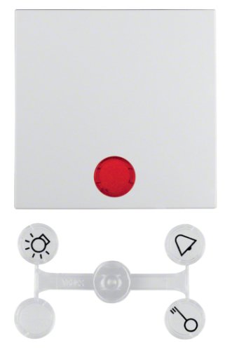 EAN 4011334225294 - Hager 16211909 placa de pared y cubierta de interruptor Blanco imagen 1