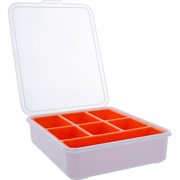 EAN 4043718331420 - InLine 43009G pieza pequeña y caja de herramientas Caja para piezas pequeñas Naranja, Blanco imagen 2
