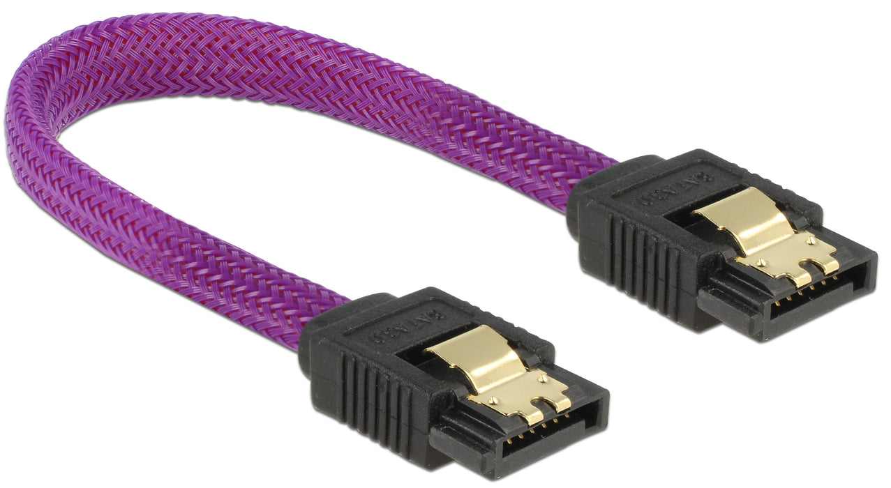EAN 4043619836888 - DeLOCK 83688 cable de SATA 0,1 m SATA 7-pin Púrpura imagen 2
