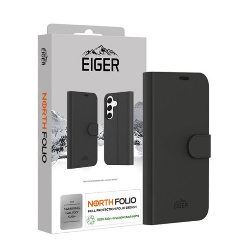 EAN 5055821780025 - EIGER EGCA00718 funda para teléfono móvil 17 cm (6.7") Funda cartera Negro imagen 2