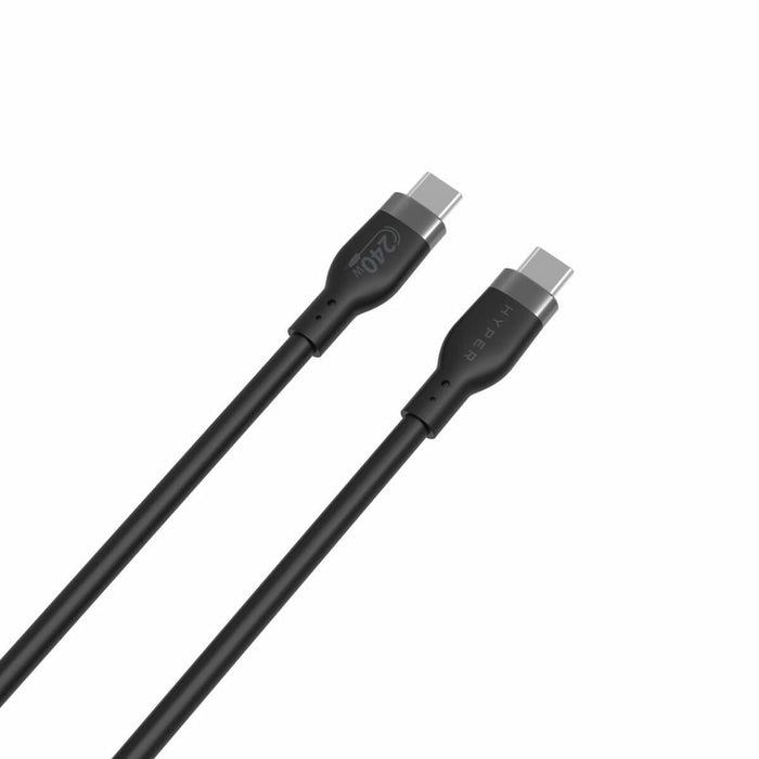 EAN 6941921149536 - HYPER HJ4002BKGL cable USB USB 2.0 2 m USB C Negro imagen 3