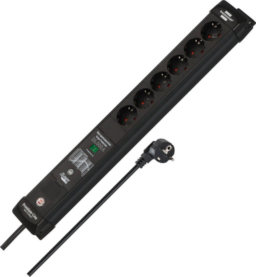 EAN 4007123691388 - Brennenstuhl 1951160611 regleta inteligente 6 salidas AC 1,8 m Negro imagen 1