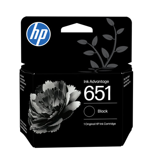 EAN 0889296160823 - HP 651 Black Original Ink Advantage Cartridge cartucho de tinta 1 pieza(s) Rendimiento estándar Negro imagen 1