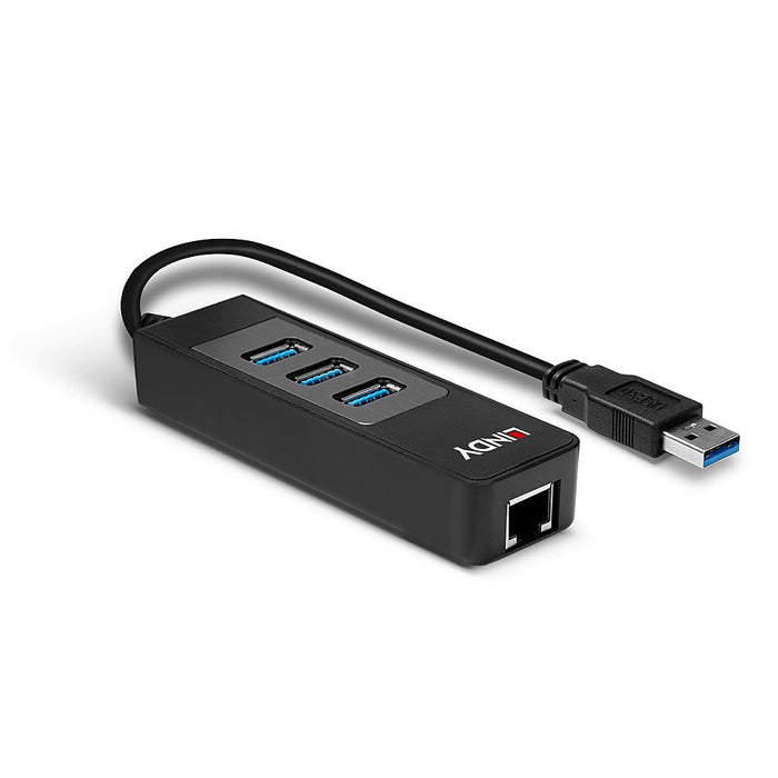 EAN 4002888431767 - Lindy 43176 hub de interfaz USB 3.2 Gen 1 (3.1 Gen 1) Type-A 5000 Mbit/s Negro imagen 3