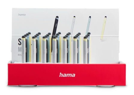EAN 4047443503725 - Hama Mini lápiz digital Azul oscuro, Azul claro, Plata, Amarillo imagen 1