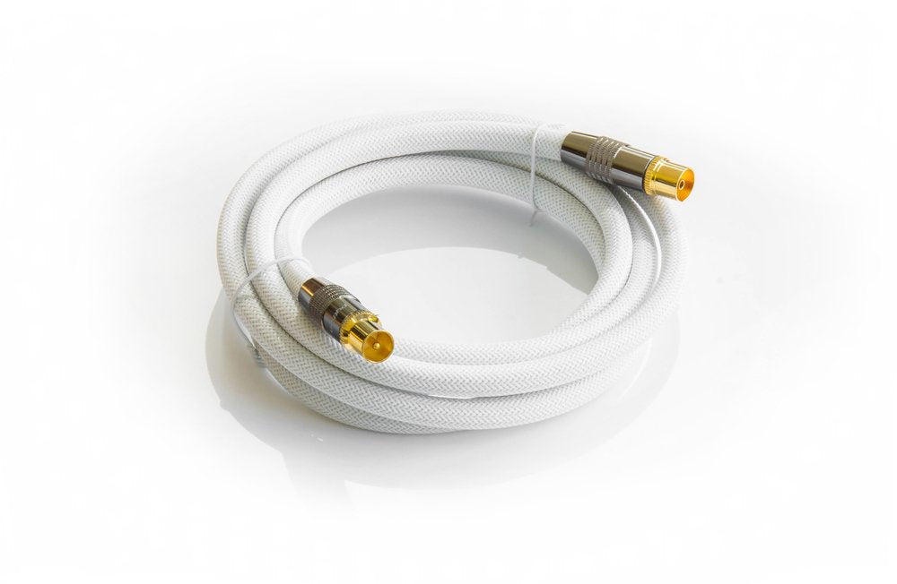 EAN 4014619509652 - Python GC-M2001 cable coaxial 1 m 9.5mm Blanco imagen 2