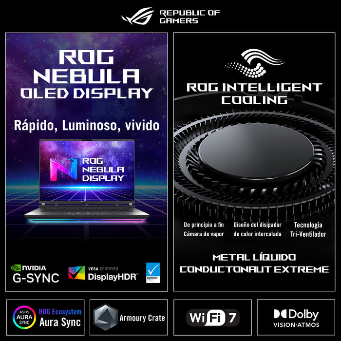 EAN 4711636396844 - ASUS ROG Zephyrus G16 GU606AW-TB003W Intel Core Ultra 9 40,6 cm (16") LPDDR5x-SDRAM NVIDIA GeForce RTX 50 imagen 3