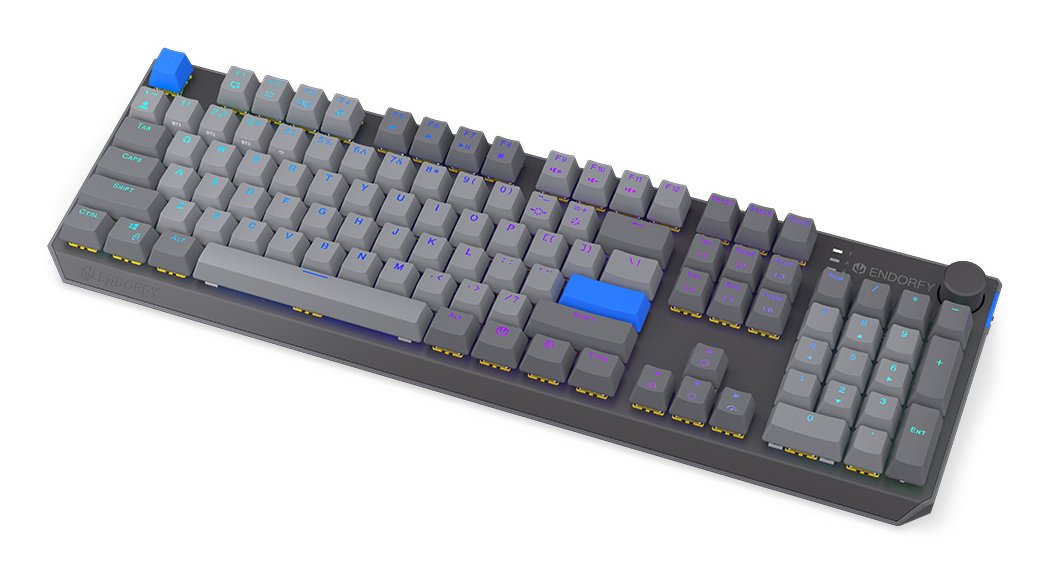 EAN 5903018666426 - ENDORFY Thock V2 teclado Juego USB + RF Wireless + Bluetooth QWERTY Inglés de EE. UU. Gris imagen 2
