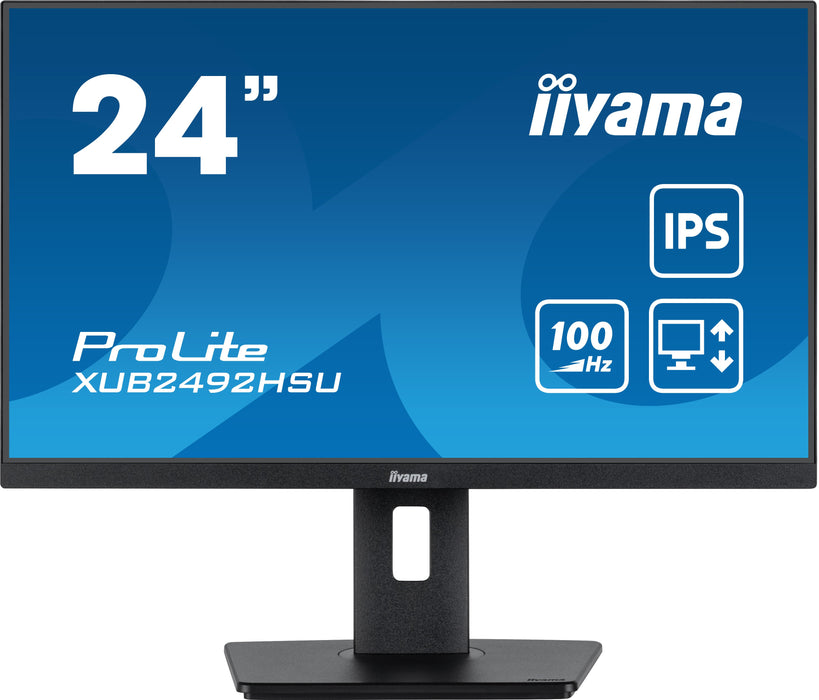 EAN 4948570122578 - iiyama XUB2492HSU-B6 pantalla para PC 60,5 cm (23.8") 1920 x 1080 Pixeles Full HD LED Negro imagen 2