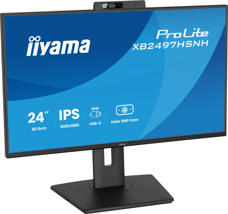 EAN 4948570125968 - iiyama ProLite XB2497HSNH-B1 24IN IPS LCD 4MS 1920X1080 350CD/M2 HDMI/DP/USB 2 pantalla para PC 60,5 cm ( imagen 6