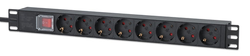 EAN 0766623715126 - Intellinet 715126 unidad de distribución de energía (PDU) 8 salidas AC 1U Aluminio imagen 1