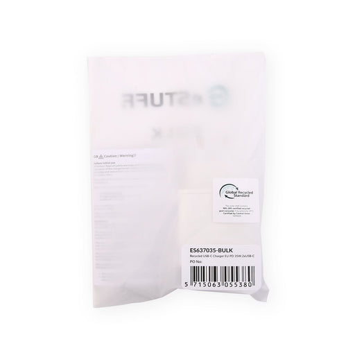 EAN 5715063055380 - eSTUFF ES637035-BULK cargador de dispositivo móvil Smartphone Blanco Corriente alterna Carga rápida Inter imagen 2
