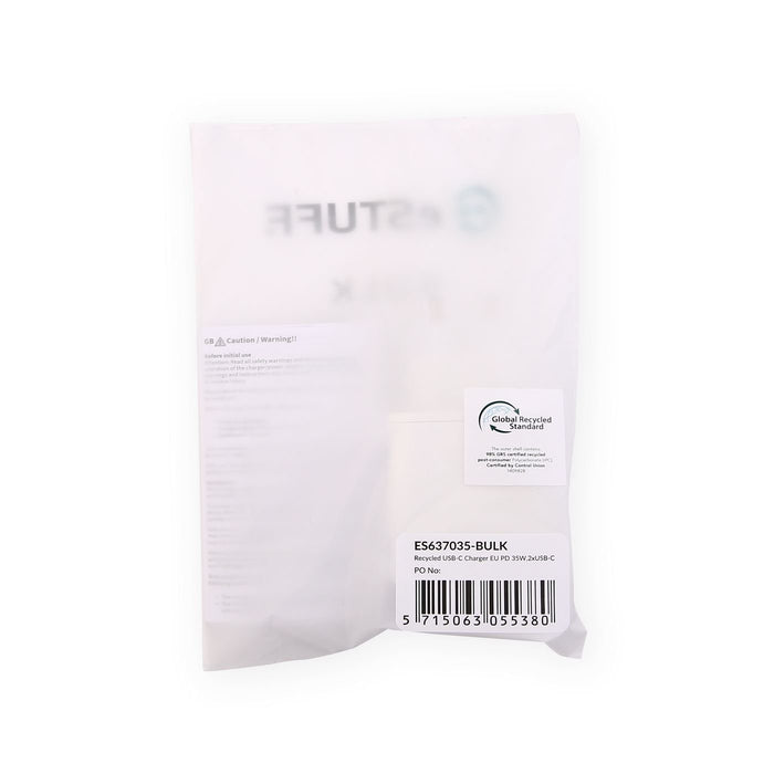 EAN 5715063055380 - eSTUFF ES637035-BULK cargador de dispositivo móvil Smartphone Blanco Corriente alterna Carga rápida Inter imagen 4