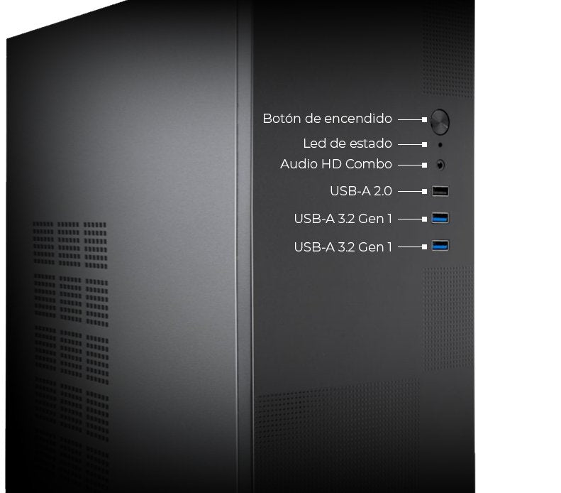 EAN 8436624420597 - CoolBox COO-PCM440-F carcasa de ordenador Midi Tower Negro 500 W imagen 3
