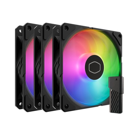 EAN 4719512156506 - Cooler Master SickleFlow Edge 120 ARGB 3-Pack Fan Kit Carcasa del ordenador Ventilador 12 cm Negro 1 piez imagen 1