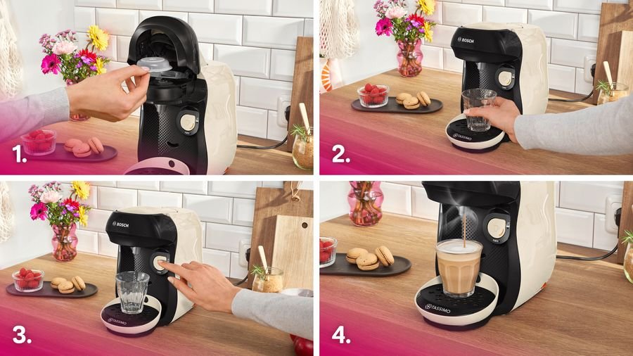 EAN 4242005463817 - Bosch Tassimo Happy TAS107E cafetera eléctrica Totalmente automática Macchina per caffè a capsule 0,7 L imagen 3
