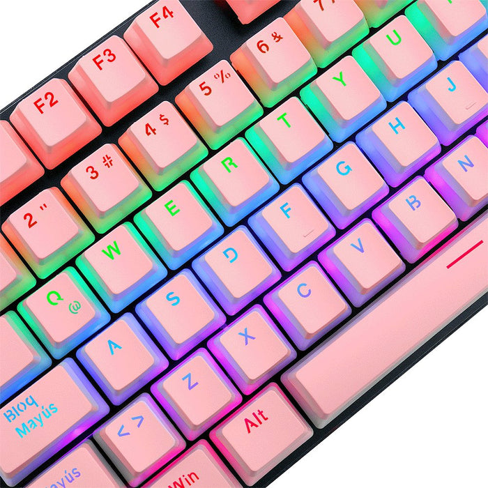 EAN 6950376708397 - REDRAGON Keycaps Sacarab Pink - Rosa Tecla imagen 6