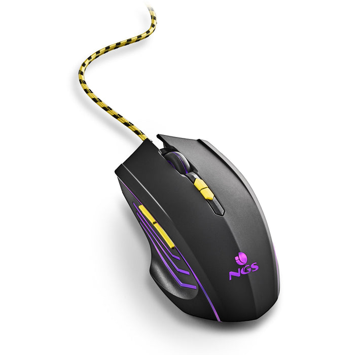EAN 8435430621198 - NGS GMX-123 ratón Juego Ambidextro USB tipo A Óptico 3200 DPI imagen 2