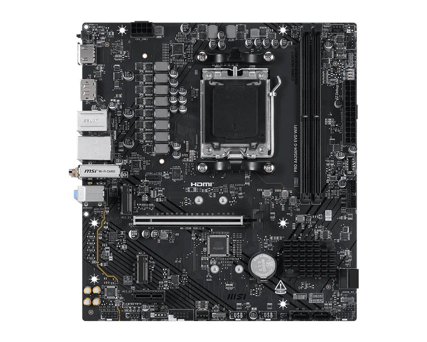 EAN 4711377417501 - MSI Pro A620AM-G EVO WIFI AMD A620A Zócalo AM5 micro ATX imagen 2