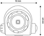 EAN 5999097901640 - Entac EHL-ZOOM-5W-ALU linterna Negro Linterna con cinta para cabeza LED imagen 8