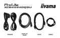 EAN 4948570126293 - iiyama ProLite XCB4594DQSU-B1 pantalla para PC 113 cm (44.5") 5120 x 1440 Pixeles Dual QHD LED Negro imagen 20