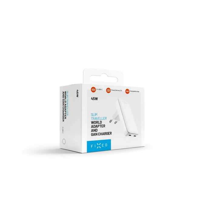 EAN 8591680165834 - FIXED FIXCG45S-2CD-WH cargador de dispositivo móvil Universal Blanco Corriente alterna Carga rápida Inter imagen 6