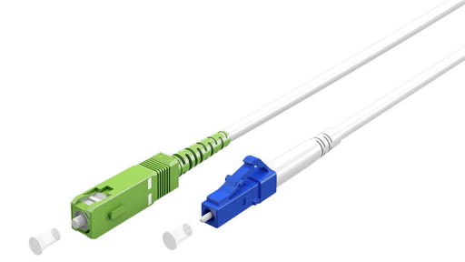 EAN 4040849596094 - Goobay 59609 Cable de fibra óptica e InfiniBand 2 m SC LC FTTH Blanco imagen 1