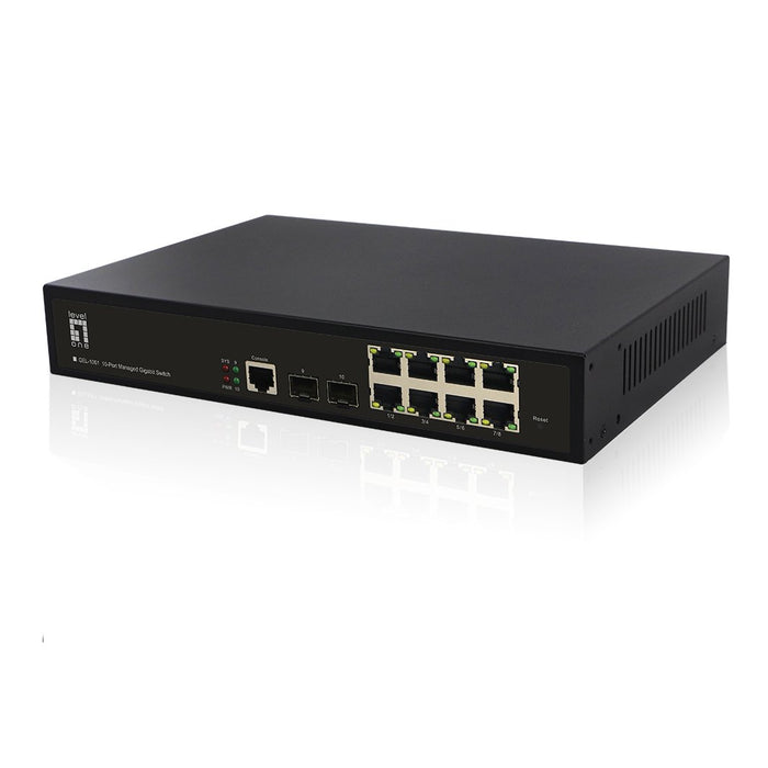 EAN 4015867197202 - LevelOne GEL-1061 switch Gestionado L2 Gigabit Ethernet (10/100/1000) Negro imagen 4