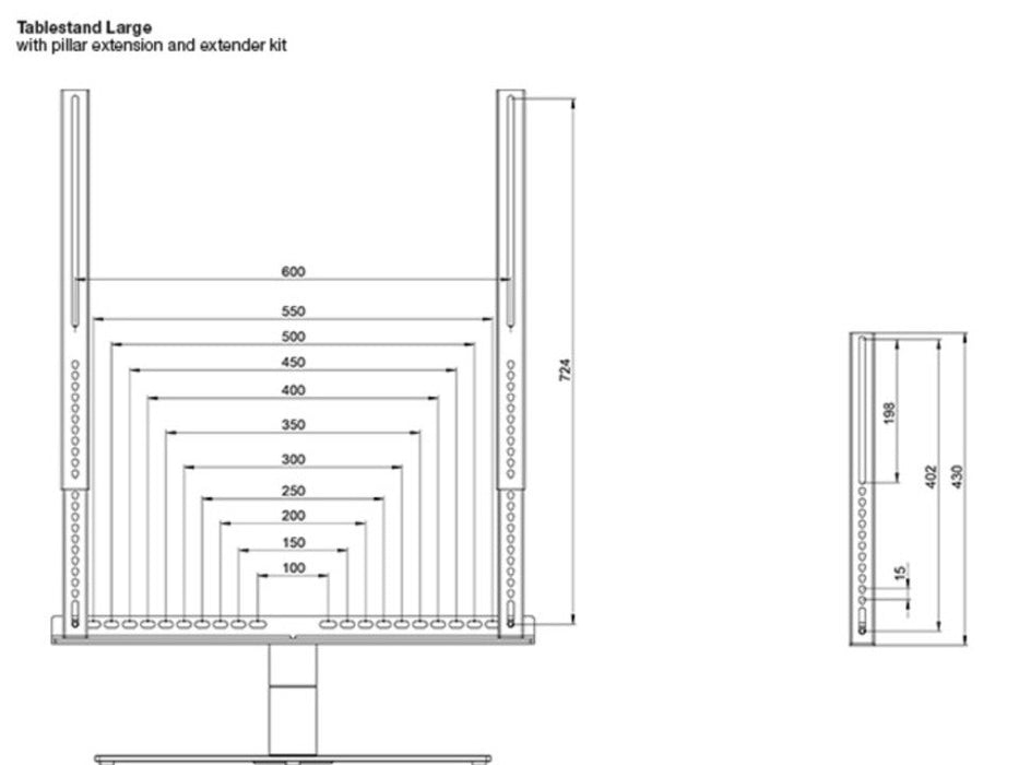 EAN 7350073731305 - Multibrackets 1305 accesorio para soporte de monitor imagen 10