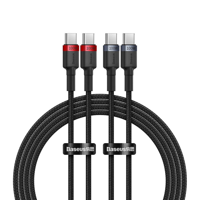EAN 6932172657444 - Baseus Cafule cable USB 2 m USB C Negro, Gris, Rojo imagen 1