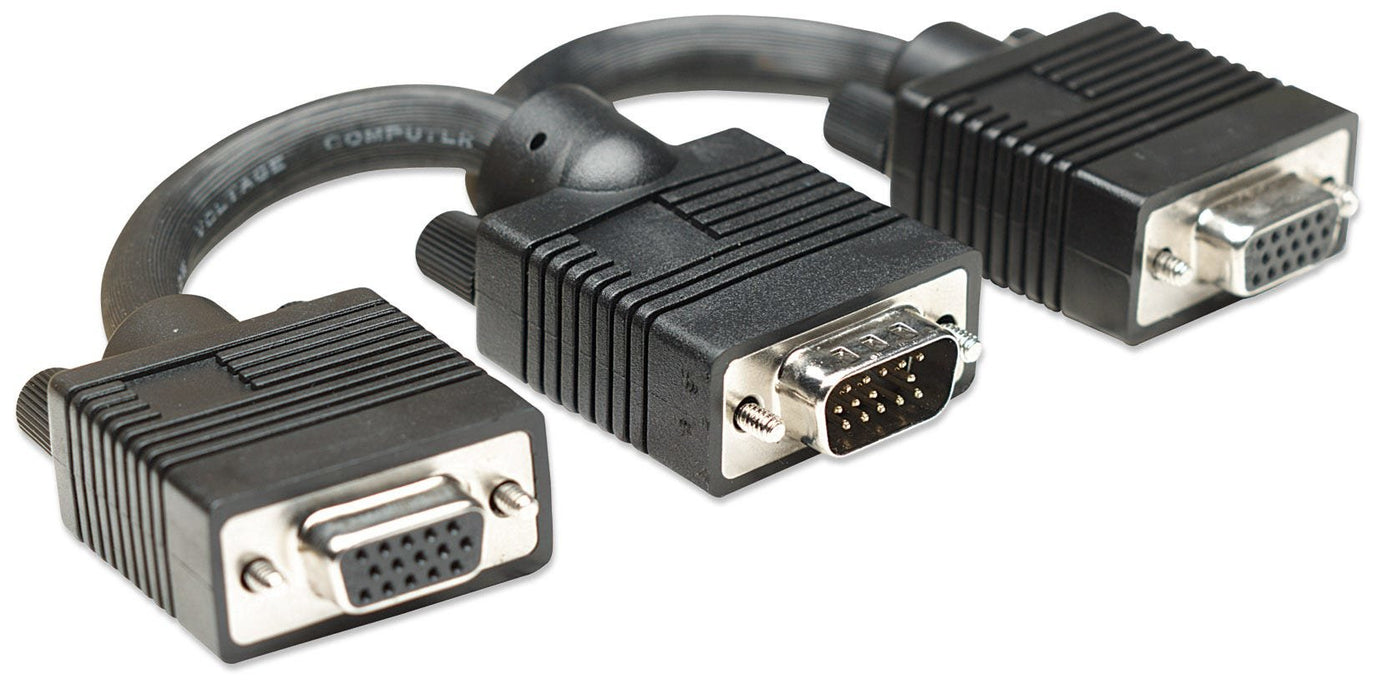 EAN 0766623304559 - Manhattan 304559 cable VGA 0,015 m VGA (D-Sub) 2 x VGA (D-Sub) Negro imagen 2